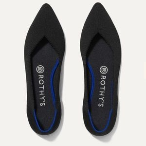COPY - Rothy’s Black Pointed-Toe Flats